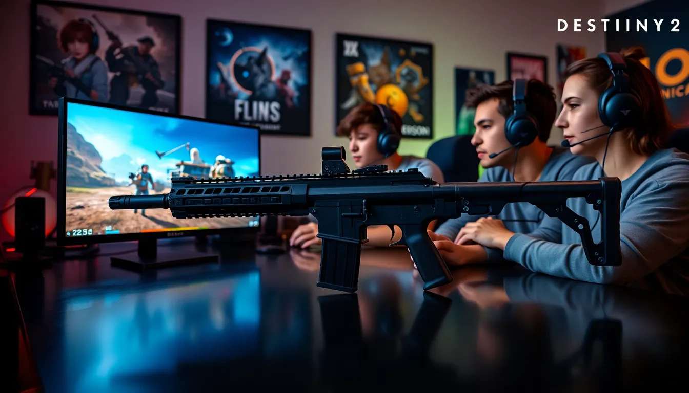 gamers using Shadow Price Auto Rifle in a modern setup.